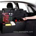 Big Capacity Foldable Leather Car Storage Organizer